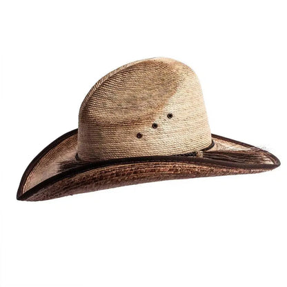 diego palm straw fedora side view