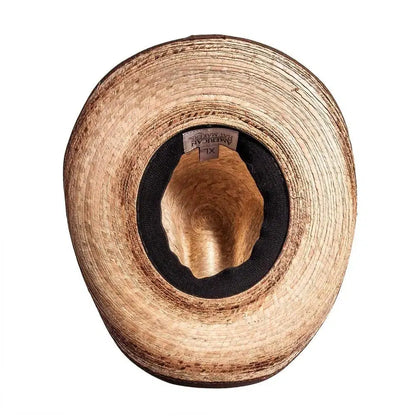 diego palm straw fedora bottom view