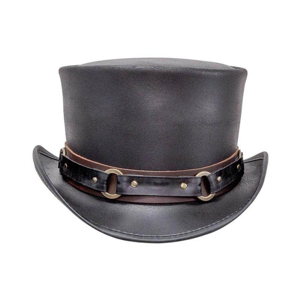 El Dorado Black Top Hat with SR2 Band by American Hat Makers