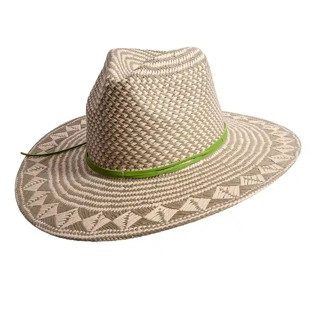 Eppie | Mens Two Tone Toyo Straw Sun Hat