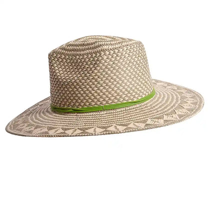 Eppie | Womens Two Tone Toyo Straw Sun Hat