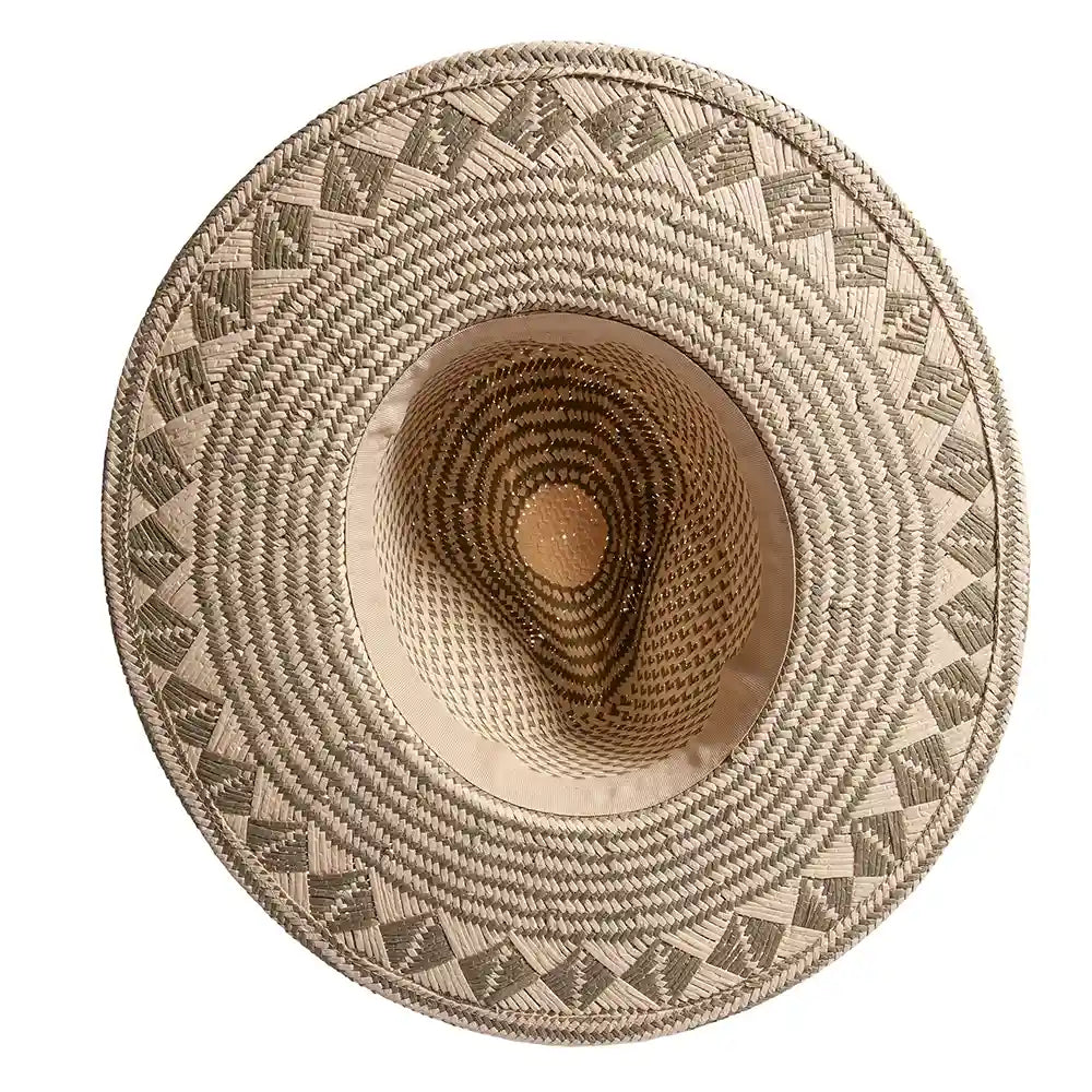 Eppie | Mens Two Tone Toyo Straw Sun Hat