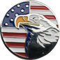 flag eagle magnetic hat pin