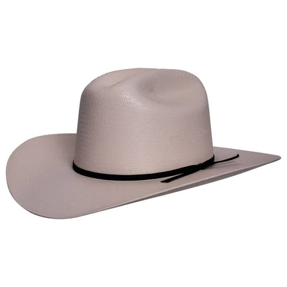 Studio side shot of the FT Worth cowboy hat in cream color