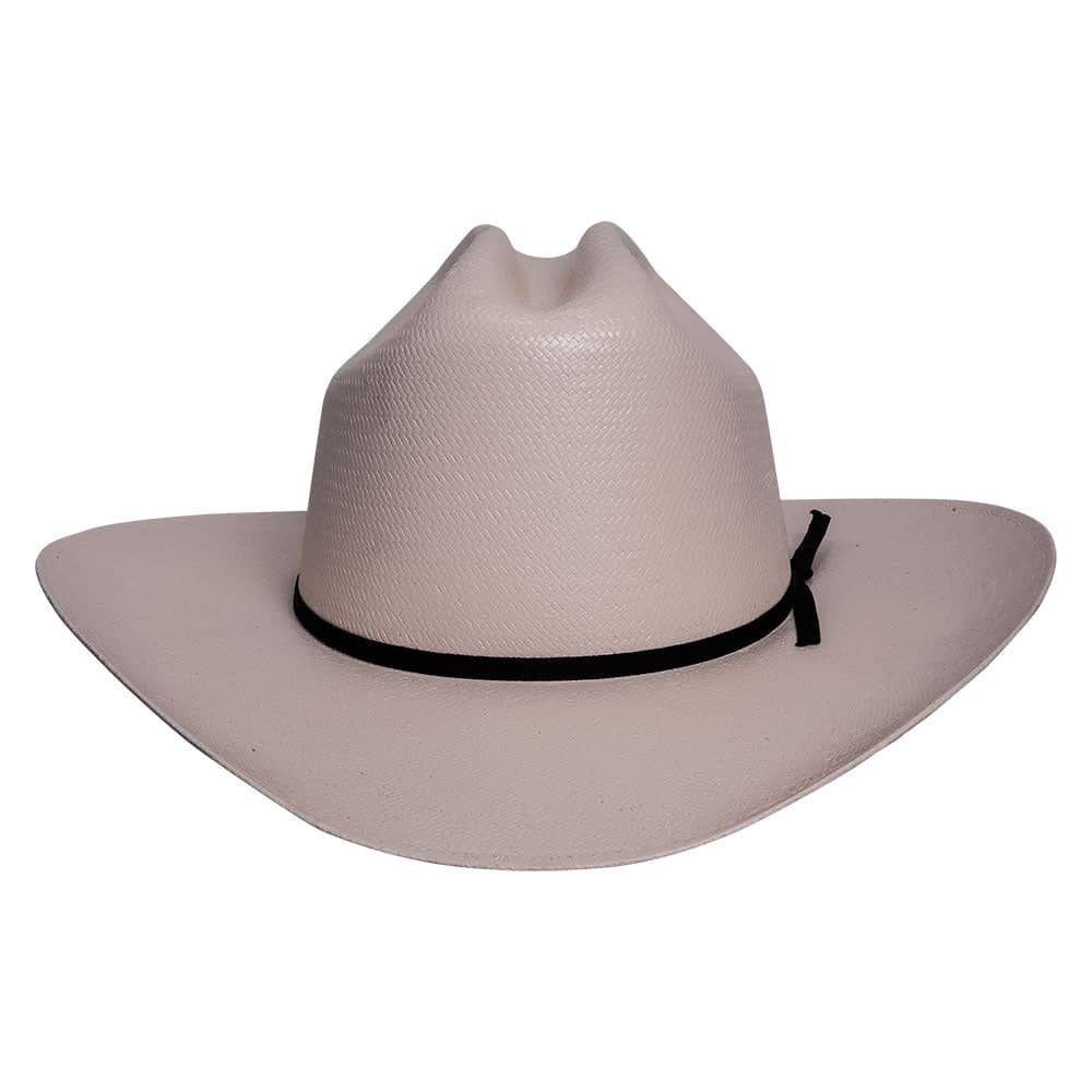 Front studio shot of the FT Worth cream mens cowboy hat