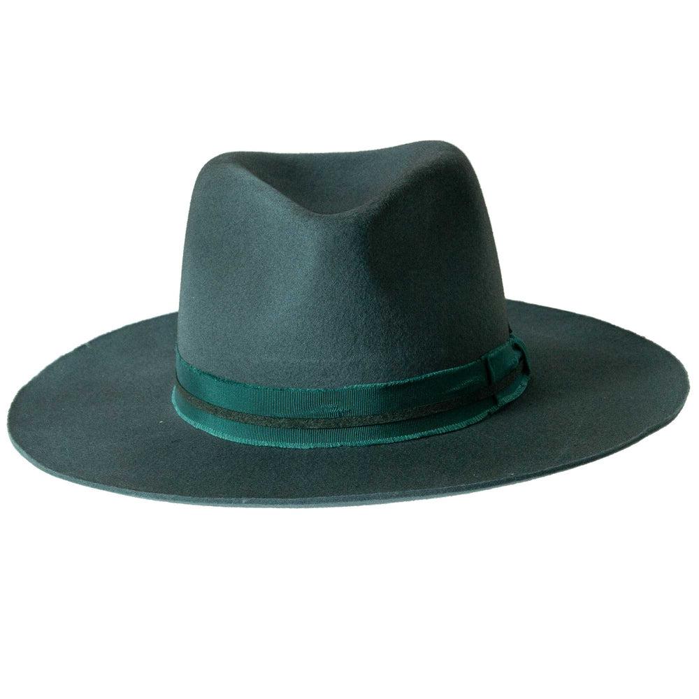 A front view of Greenwich Felt Fedora Hat 