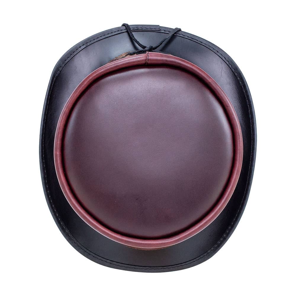 Hampton Napa Vino Leather Top Hat by American Hat Makers