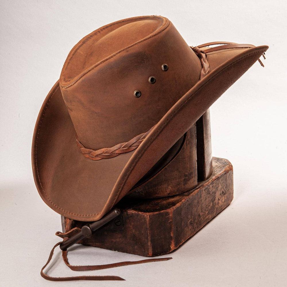 Hollywood Copper Leather Cowboy Hat by American Hat Makers