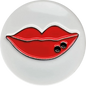 lips magnetic hat pin