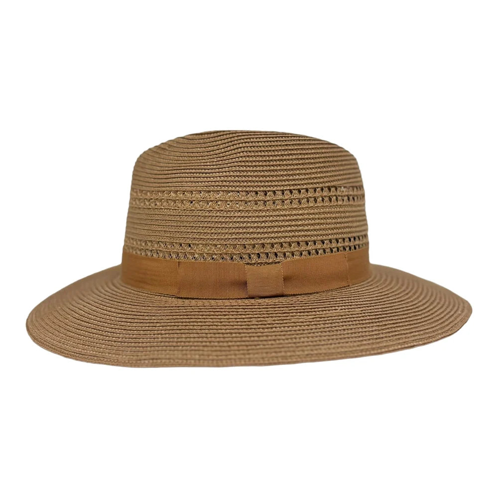 Lisbon Sun Straw Hat Angled View