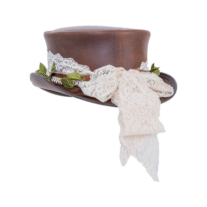 Marlow Brown True Love Band Top Hat by American Hat Makers