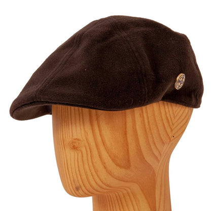 A right view of a Model C Black Cotton Cap