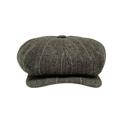 Argo Brown 8 Quarter Flat Cap by American Hat Makers