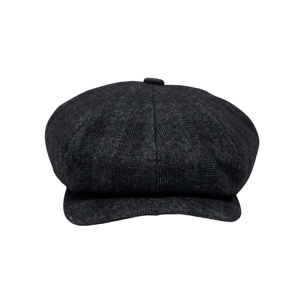 Argo Charcoal 8 Quarter Flat Cap by American Hat Makers