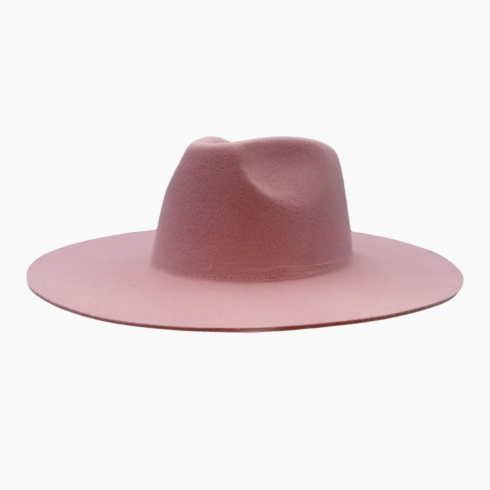 Rancher | Womens Wide Brim Felt Fedora Hat