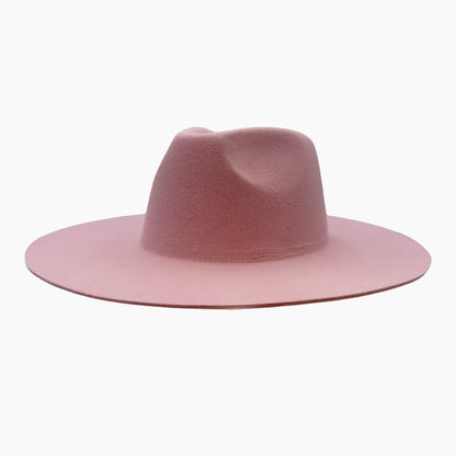 Rancher | Womens Wide Brim Felt Fedora Hat