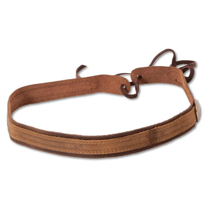 A front view of a Ranger Burnt Honey Cowhide Leather Band