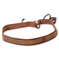 A front view of a Ranger Burnt Honey Cowhide Leather Band