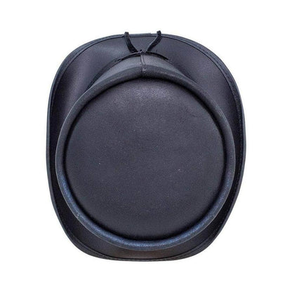 USA Black Leather Top Hat by American Hat Makers