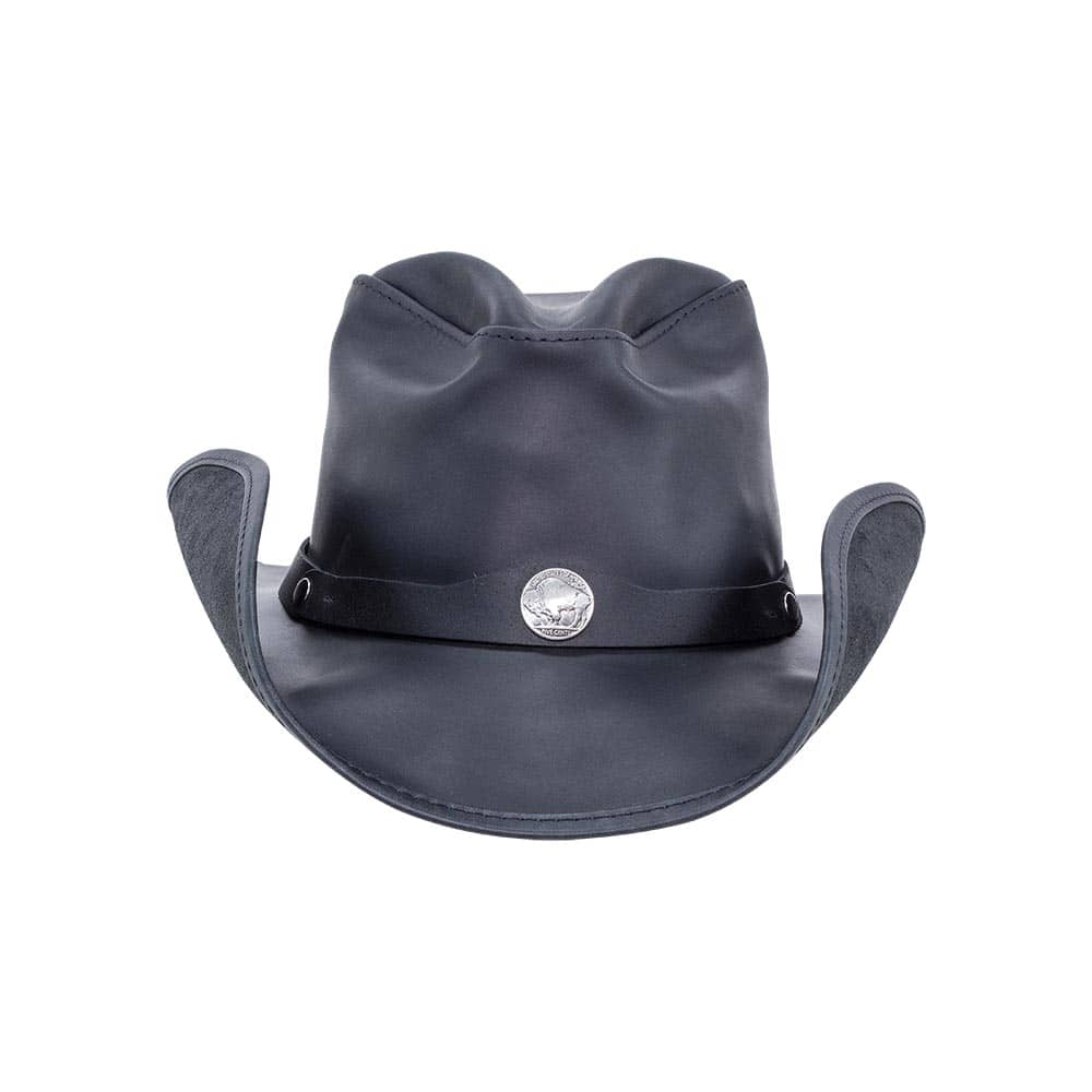 Black Western Leather Cowboy Hat by American Hat Makers