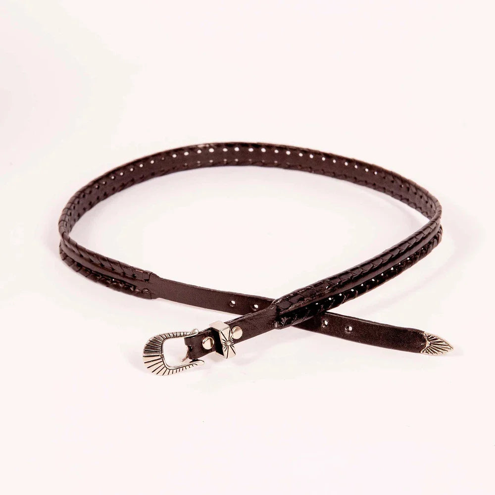 whipstitch black hatband