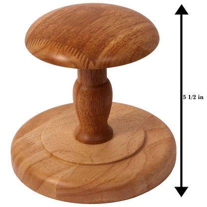 Natural Wooden Table Top Hat Stand 